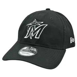 Miami Marlins New Era 9TWENTY MLB Core Relaxed Fit Adjustable Hat - Picture 1 of 6