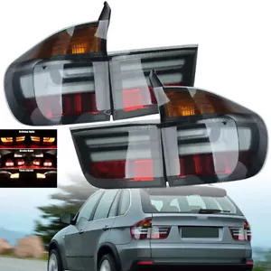 Paar LED Rückleuchten für BMW X5 E70 Bj 2007-2013 Hintere Bremse Bremsleuchte - Picture 1 of 22