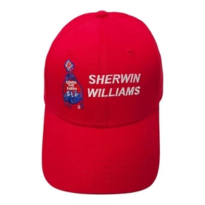 Sherwin Williams Logo Fitted L/XL Cap Trucker Brushed Twill Baseball Golf Hat - Picture 1 of 13