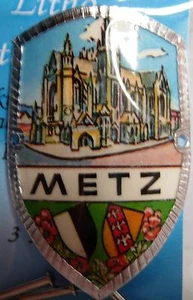 France Metz new badge mount stocknagel hiking medallion G9744 - Picture 1 of 2