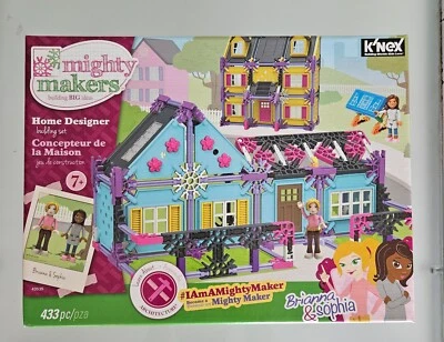 K'NEX Mighty Makers Brianna & Sophia 家居设计师建筑套装 全新 — 第 1/4 张图片