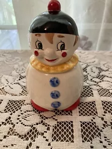 Vintage Goebel, W.Germany Clown Pierrot Marmelade oder Senftopf, Zucker Gewürz, RAR - Bild 1 von 9
