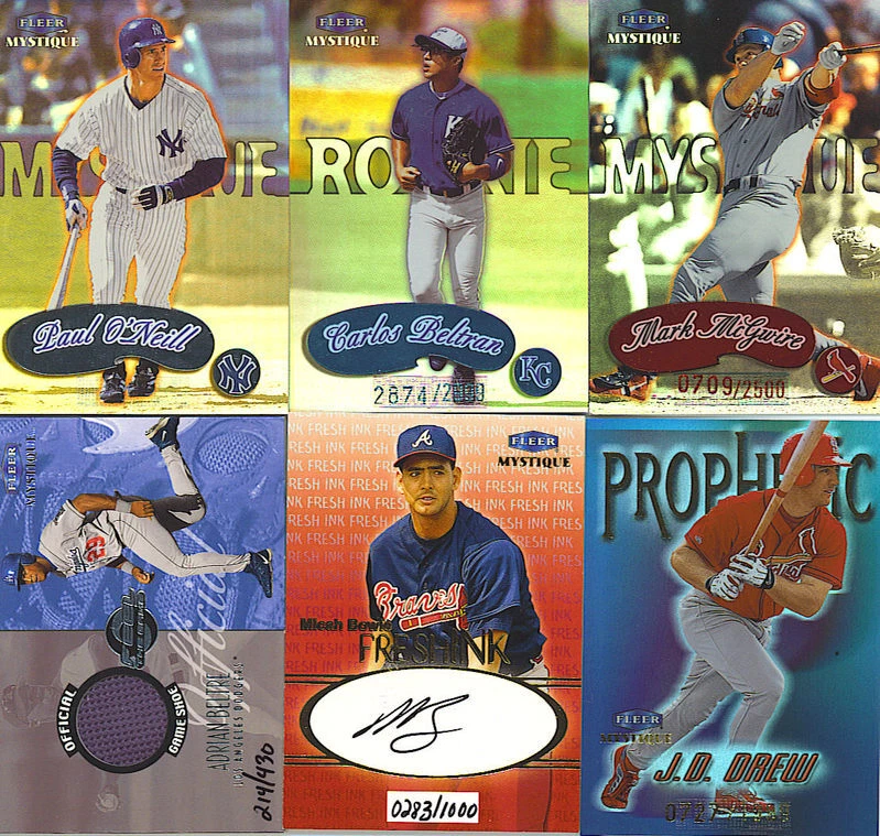 1999 Fleer Mystique Baseball - Individual Base Cards & Serial No. - U PICK!!! - Image 1 of 1