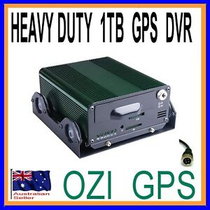 HEAVY DUTY 4 INPUT DVR!! 12v - 24v 1TB HARD DRIVE WITH GPS FEATURE