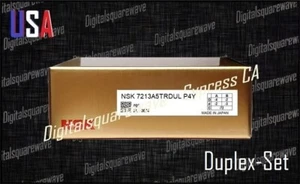 NSK 7213A5TRDULP4Y Abec-7 Super Precision Spindle Bearings. Set of Two  - Picture 1 of 3