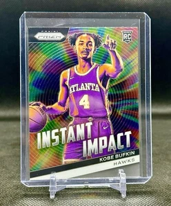2023-24 Panini Prizm NBA KOBE BUFKIN ATLANTA HAWKS #17 INSTANT IMPACT INSERT RC - Picture 1 of 2