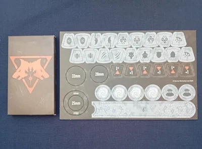WH40K Dead Silence Space Wolves Tokens and Datacards - Image 1 of 2
