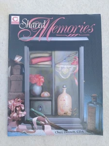 CHERI DENNETT 1997 SHARED MEMORIES STILL LIFE PUMPKIN TROMPE ROSE PAINTING BOOK - Picture 1 of 6