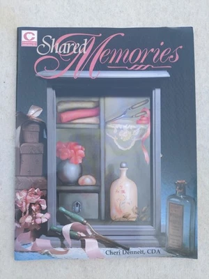 CHERI DENNETT 1997 SHARED MEMORIES STILL LIFE PUMPKIN TROMPE ROSE PAINTING BOOK - Image 1 of 4