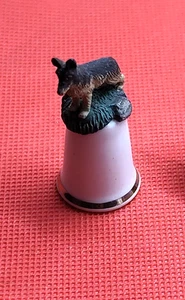 VINTAGE PORZELLAN LAUFBAND SAMMLUNG LOGO HUND - Bild 1 von 6