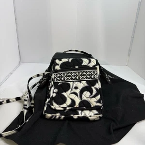 Vera Bradley Stylish Black and White crossbody - Picture 1 of 6