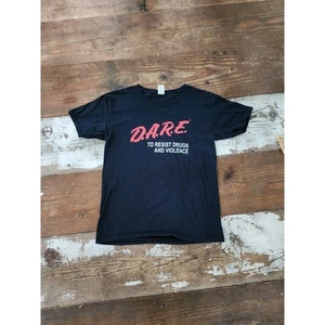 DARE vintage Tshirt Used Kids Youth Large L Fruit of the Loom - Picture 1 of 6