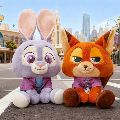 Zootopia 2 Peluche 35 cm – Nick Wilde Volpe & Judy Hopps Coniglio - Immagine 1 di 4