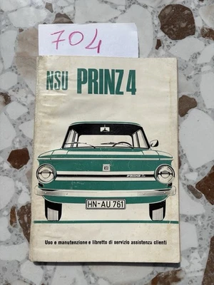 Libretto uso e manutenzione NSU PRINZ 4 - Originale  - Immagine 1 di 4