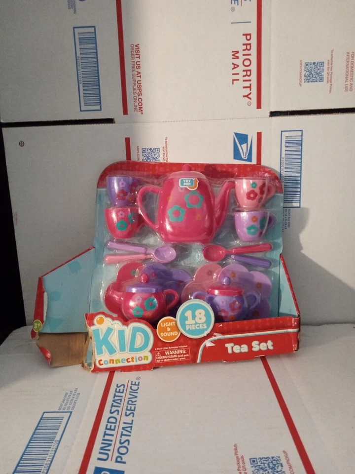 Kid Connection Multicolor Tea Party Set 18 Pieces. BRAND Ship