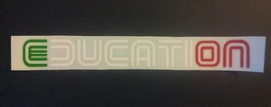 Ducati eDUCATIon vinyl sticker / decal - Imagen 1 de 8