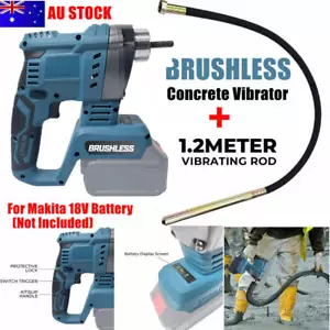 For Makita 18V Battery Cordless Electric Concrete Vibrator Hand Held Vibrating - Picture 1 of 13