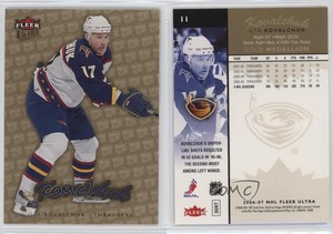 2006-07 Fleer Ultra Gold Medallion Ilya Kovalchuk #11