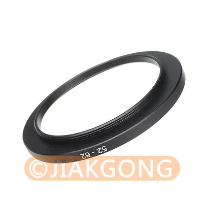 52mm-62mm 52-62 mm Step Up Filter Ring Stepping Adapter - Image 1 of 3
