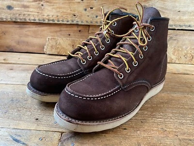 Botas de gamuza Redwing Heritage sin usar, en caja, puntera estilo chocolate 8878 Reino Unido 5,5 EE. UU. 6,5 talla 38,5 Foto 1 de 4