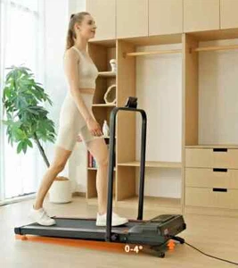 Treadmill Walking Pad with 0–4% Incline Folding 4-in-1 UnderDesk Running Machine - Picture 1 of 24