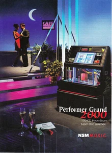 N.S.M. NSM Performer Grand 2000 1992-1995 CD juke box jukebox Flyer Brochure NEW - Picture 1 of 2