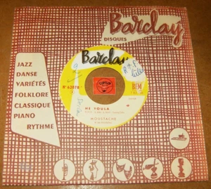 MOUSTACHE - HE YOULA - THE HULA HOOP   / LISTEN - MOD ROCK JAZZ FRENCH POPCORN - Picture 1 of 2