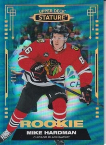 21-22 Upper Deck Stature Rookie Blue Mike Hardman RC /35 #109 Chicago Blackhawks - Bild 1 von 1