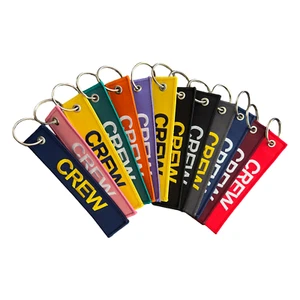 Crew Luggage Tag | Set of 2 | 100% Embroidered | Best Quality | Aviamart® - Foto 1 di 39