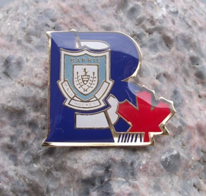 Vintage Barrie Ice Minor Hockey Association B Logo Canada Members Pin Badge - Picture 1 of 2