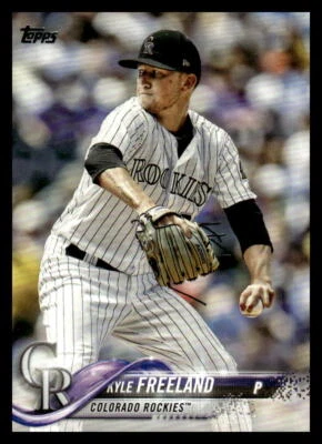 2018 Topps  Kyle Freeland #586 Colorado Rockies Baseball Card - Image 1 of 2