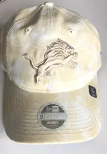 New Era 9Twenty Detroit Lions Womens Botanical Strapback Hat Cap BRAND NEW - Picture 1 of 7