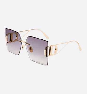 $610 DIOR 30Montaigne S7U Purple-to-Pink Gradient Square Sunglasses - Picture 1 of 17