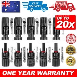 5~20PCS Connectors For IP67 Solar Panel 30A Line Plug Socket Male & Female - Picture 1 of 9