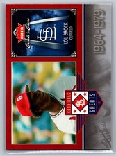 2006 Fleer Greats of the Game #STL-LB Lou Brock Cardinals Greats NrMt-Mint
