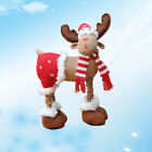  Świąteczna dekoracja kominku pluszowa zabawka dla lalek figurka renifera