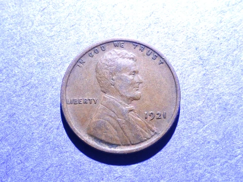 1921 Lincoln Cent  XF Cover