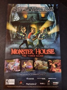 MONSTER HOUSE The Video Game PS2 Gamecube Nintendo DS ~ Comic Page PRINT AD 2006 - Picture 1 of 1