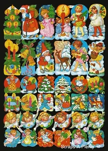 German Embossed Vintage Style Scrap Die Cut - Christmas Easter Children EF7150 - Picture 1 of 1