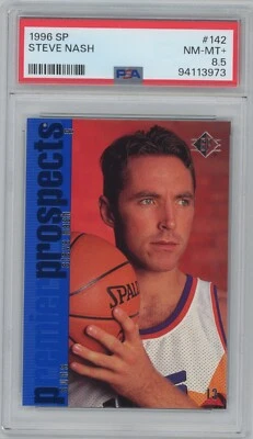 1996 SP #142 Steve Nash PSA 8.5 RC Sun HOF - Image 1 of 2