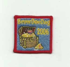 C INTERNATIONAL SCOUT NETHERLANDS 2006 BEAVER DO DAY PATCH BEVERD DOE DAG DUTCH - Picture 1 of 1