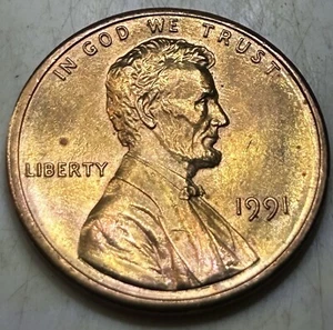 1991 Lincoln Penny Error--#18+ - Picture 1 of 18