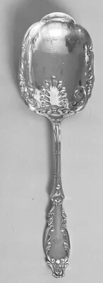 RARO Cuchara de bayas ornamentadas Siverplate Vintage Pat 1901 Benedict Mfg DEWITT 8 3/4" Foto 1 de 4