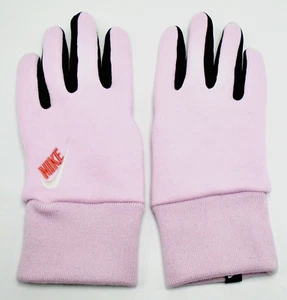 Nike Club Fleece Gloves Youth Medium Pink Foam/Black/White - Picture 1 of 6