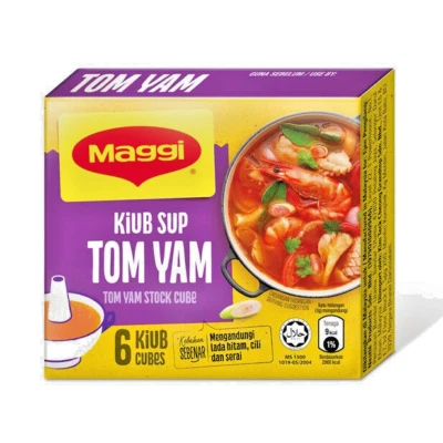 Maggi Tom Yam запас куб 60g- (6 кубиков в упаковке x 4 упаковки) - Изображение 1 из 2