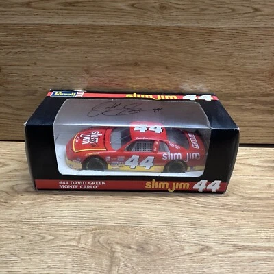 1995 DAVID GREEN #44 SLIM JIM CHEVROLET MONTE CARLO 1:24 Autographed 2 Times - Image 1 of 4