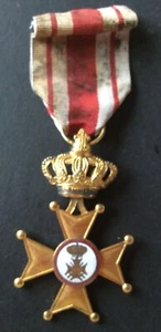 Belgique - Croix de l'Ordre Mérite-Union Nationale des Croix de Guerre Belges(3) - Photo 1/2