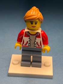 LEGO City Minifig cty0783 - City Bus Passenger - Scratches/No Cracks