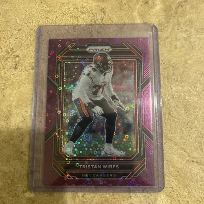 2022 Panini Prizm - Tristan Wirfs #277 Purple No Huddle Prizm /35 - Image 1 of 4
