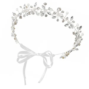  Fascia Sposa Capelli Accessori Copricapo Nuziale Decorazioni Per Donne - Foto 1 di 12